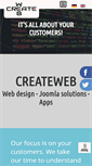 Mobile Screenshot of createweb.de